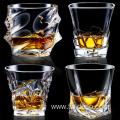 Customized wholesale creative pattern diamond whisky glass